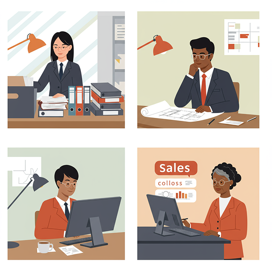 イメージ画像：ホワイトカラー職種特化型