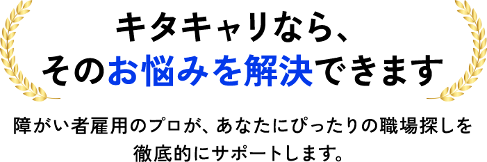 キタキャリなら、これらの課題を全て解決できます